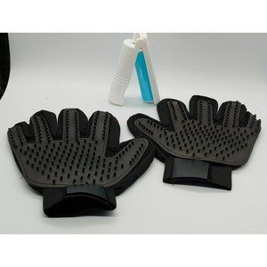 Pet Grooming Glove and Lint Brush Gentle Fur Hair Removal Pet Grooming